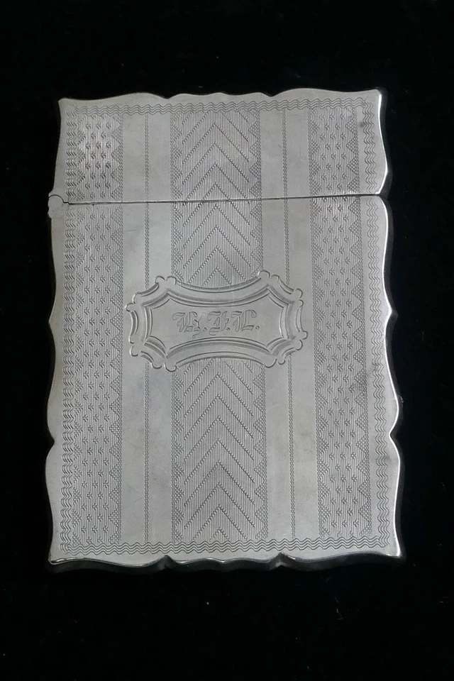 Antique American Coin Silver Card Case  - Image 1 of 1