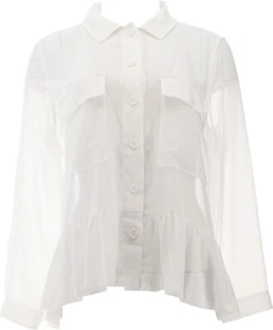 WynneLayers Chiffon Utility Jacket CLOUD XL NWOT (742) - Picture 1 of 8
