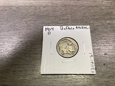 1924 D Buffalo Key Date Nickel in Very Fine Condition 031121 61tc - Image 1 of 4