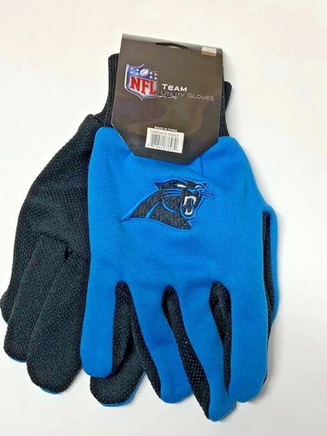 NFL Carolina Panthers Official Winter Utility Gloves OSFM NWT Free Shipping Cover
