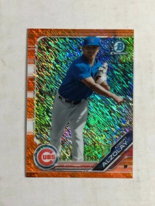 ADBERT ALZOLAY 2019 Bowman Chrome ORANGE SHIMMER SSP RC 21/25! #BCP-159! CUBS! - Picture 1 of 2