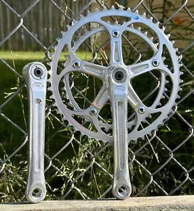 Shimano 600 Arabesque Crankset 170 Vintage Old School Square Taper Cranks 42 52 - Picture 1 of 5