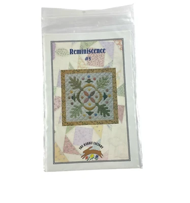 Rabbit Factory Reminiscence Quilt Pattern No. 5 Block Of The Month Applique - Image 1 of 4