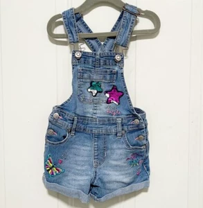 Jordache Girls Overall Shorts Size XS Girls 4/5 - Picture 1 of 4