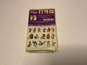 Brother Taste of DISNEY Embroidery 16 Character Design CARD EC306D NEW! - Picture 1 of 5