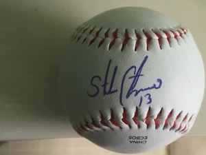 Miami Marlins New Star Starling Castro Signed Baseball All Star Yankees   - Picture 1 of 2