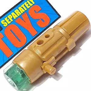 Transformer Machine Wars Sandstorm LEFT THRUSTER KB Toys Exclusive gold part - Picture 1 of 16