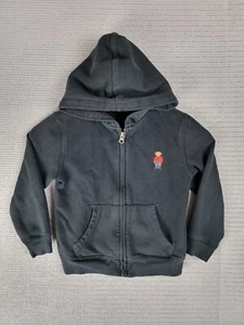 Polo Ralph Lauren bear teddy zip-up hoodie sweatshirt size 5 kids boys - Picture 1 of 16