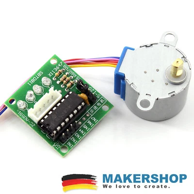 DC 5V Stepper Motor 28BYJ-48 + ULN2003 Driver Treiber Modul Arduino - Bild 1 von 3