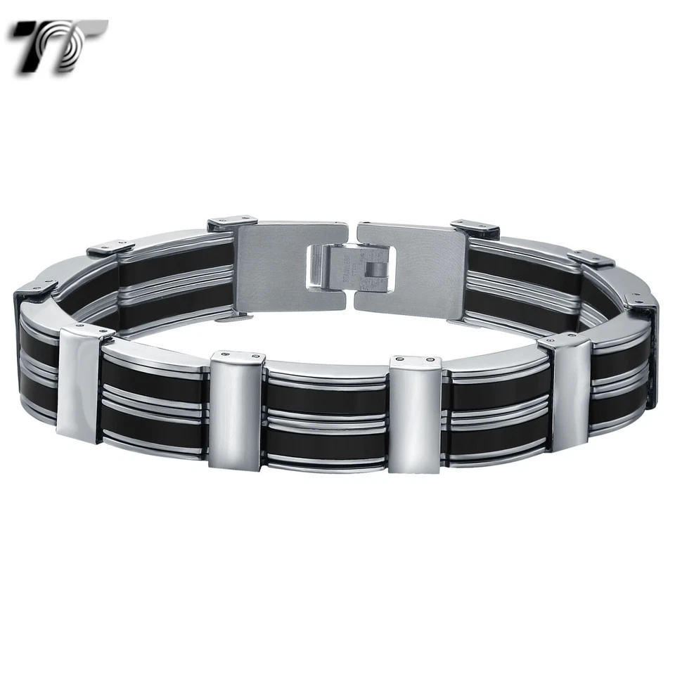Pulsera de eslabones de acero inoxidable TT 316L (BBR170) Foto 1 de 1