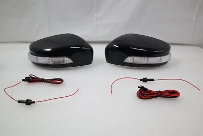 Black Side Mirror Covers LED Turning Light FOR 2011 2012  INFINITI G25 2015 Q40 - Изображение 1 из 4