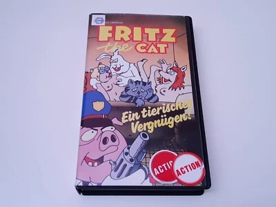 Fritz The Cat 1972 Uncut VHS German PAL Cannon Video Ralph Bakshi Erstauflage - Bild 1 von 4