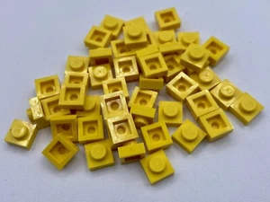 Lego Parts Lot x (50) Ct ~ Yellow Plate 1 x 1 ~ No 3024 - Picture 1 of 1