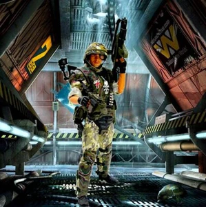 1/6 Aliens Detolf Kulisse 15"x15" - für 1/6 Hudson Hicks Colonial Marines - Bild 1 von 3