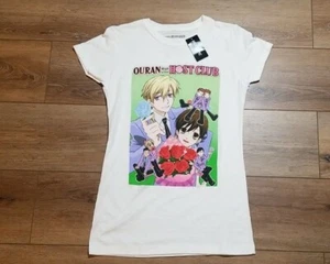 Ouran High School Host Club Graphic Shirt White Anime Tee T Shirt Womens Small - Picture 1 of 5