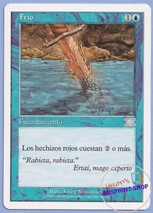 Chill MTG MISPRINT Spanish. Says red spells cost 2 'or more' - Imagen 1 de 4