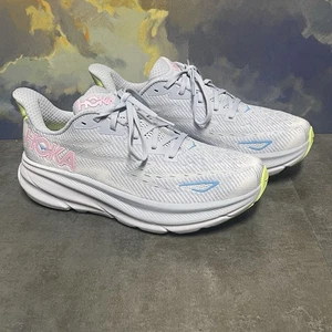 Hoka One One Clifton 9 Women's Gull Sea Ice 1127896 GLLS Running Shoes Size 8.5B - Picture 1 of 24