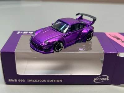Model model 1/64 Poresche RWB 993 Alloy car model--Malaysia limited edition - Image 1 of 4