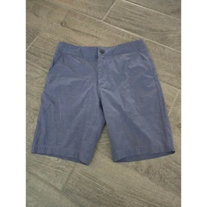 Youth Boys Johnnie-O Dawn to Dusk Shorts Flat Front Casual Blue Size 12 Blue - Picture 1 of 7