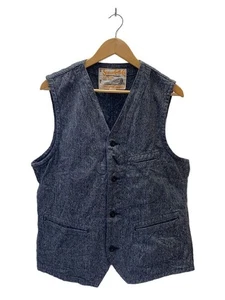 SUGAR CANE Gilet / 42 Gris / SC12795/2662ml Noir Cuivre Travail Gilet Utilisé - Imagen 1 de 3