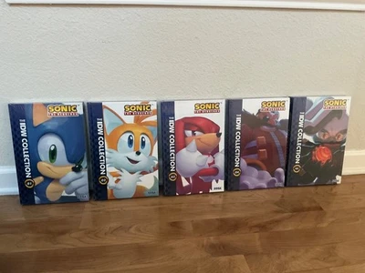 Sonic the Hedgehog IDW Collection 卷 1-5 精装全套 50 漫画 — 第 1/3 张图片
