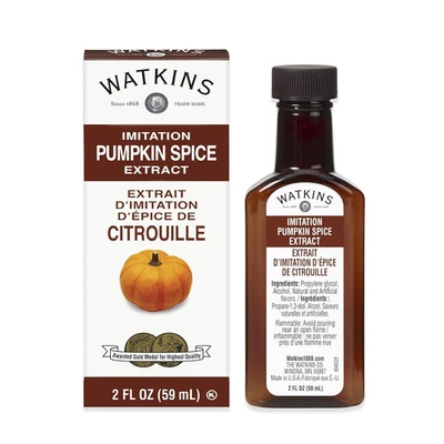 Watkins Imitation Pumpkin Spice Extract, Kosher, 2 oz. 2 2 Fl Oz (Pack of 1) - Image 1 of 4