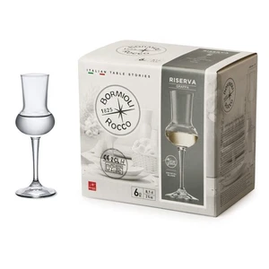 Vaso Grappa Riserva 2,75 oz, Juego de 6 - Cristal Vidrio Bareware Esenciales para... - Imagen 1 de 1