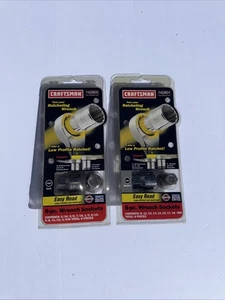 Sears Craftsman 8 Pc Easy Read Wrench Socket Set Metric 42801 and SAE 42800 USA - Picture 1 of 2