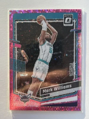2023-24 Donruss Optic Mark Williams Fast Break Pink 25/25 Hornets #175 - Image 1 of 2