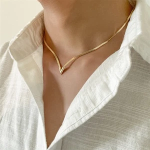 Fineness Snake Chain Brass Stainless Steel Necklace Creative Snake Choker Men - Picture 1 of 8