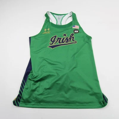 圣母院格斗爱尔兰安德玛比赛球衣-其他女式绿色全新 — 第 1/4 张图片