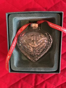 Waterford Crystal Marquis cuore soffiato ornamento made in Poland per GUMPS in scatola - Foto 1 di 9