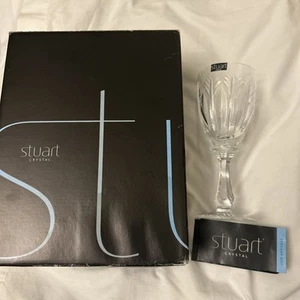 2 Stuart Kristall Weingläser 19 cm Neu im Karton - Bild 1 von 6