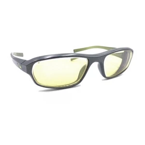 Nike 7061 075 Matte Black Green Rectangle Eyeglasses Frames 52-16 140 Designer - Picture 1 of 12