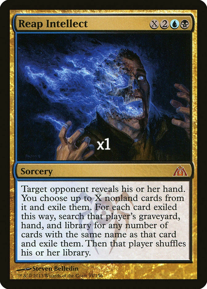 MTG Dragon's Maze DGM Reap Intellect NM/M - Image 1 of 1