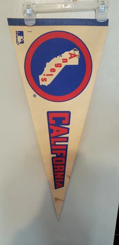 CALIFORNIA ANGELS RETRO VINTAGE BASEBALL  MLB FELT PENNANT 5/20/22 Cover