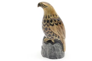 HANDGESCHNITZTER STEINADLER | WASSERBÜFFELHORN | 5" x 2" x 1,5" #14 - Bild 1 von 6
