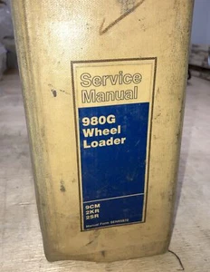 CAT Caterpillar 980G Wheel Loader Repair Shop Service Manual maintenance owner - Picture 1 of 11