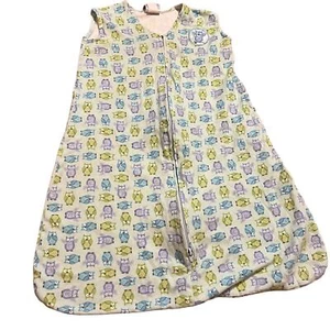 Halo Owl Print Sleep Stack Size Medium 6-12 Months Baby Nursery - Picture 1 of 4