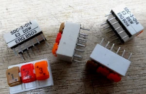 5 ERG SDC-3-014 3x single pole changeover dip switch - Picture 1 of 4