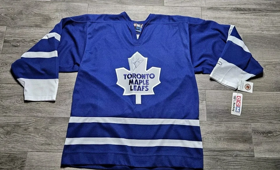 Matt Sundin Signed Toronto Maple Leafs CCM Hockey Jersey NWT Large No COA - Image 1 of 4