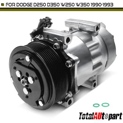 New AC Compressor with Clutch for Dodge D250 D350 W250 W350 1990-1993 L6 5.9L - Image 1 of 4