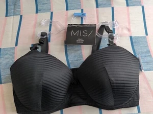 MIS / Black Full Cup Bra Size 40C Bra BNWT - Picture 1 of 6