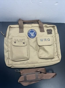The US Navy Military Bradford Exchange 16” Canvas Tote Bag WRG - Picture 1 of 10