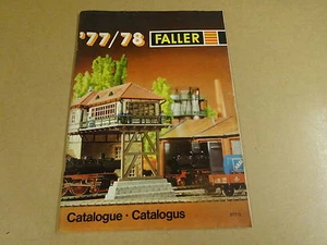 FALLER CATALOGUE CATALOGUS 77/78 - Picture 1 of 2