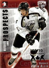 2004-05 ITG Heroes and Prospects Spring Expo #86 Kevin Klein