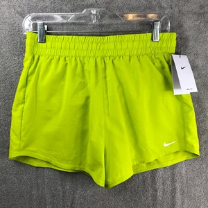 Nike Dri-FIT One High-Waisted Training Shorts Bright Cactus DX4968-308 Girl's XL - Picture 1 of 9
