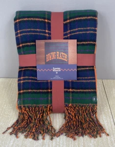 LIMITED EDITION - Rowing Blazers Plaid Throw Blanket NEW IN PACKAGE 50 x 60 in - Picture 1 of 6