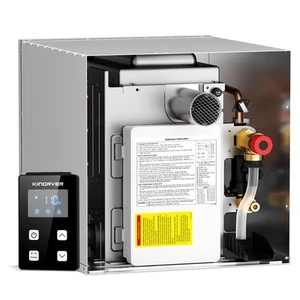 65,000 BTU RV Tankless Water Heater without Door, , Propane Gas, DC 12V, 3 Op... - Picture 1 of 9