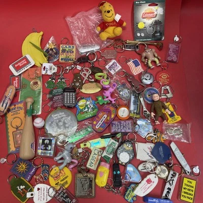 Huge keychains lot Keyrings Fobs Backpack Charms Purse Handbag  Pendants.    #5 - Image 1 of 4